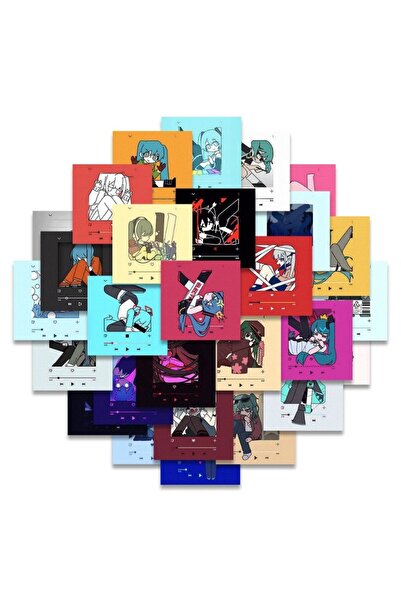 Choice 52pcs Hatsune Miku MEIKO stickers cartoon and cute stylish personalize...