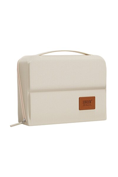 choice2 WHITE Large Capacity Standing Pencil Case, Multi-compartment Statione...