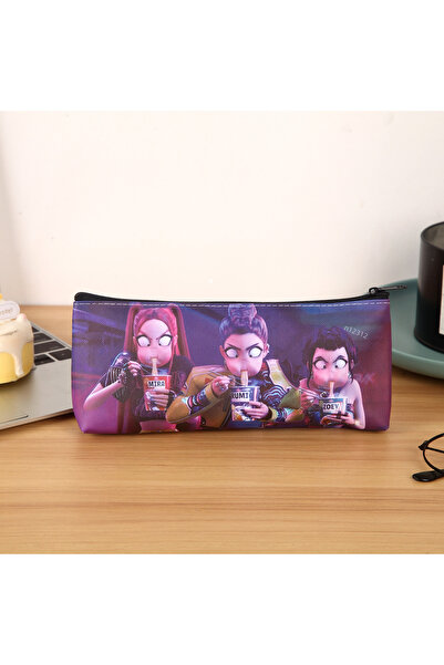 Choice7 Bandai In stock A New Anime Group Pencil Bag Cute Large Capacity PU S...