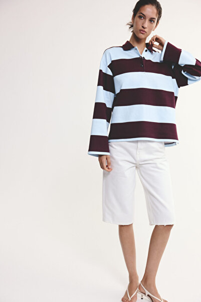 H&M Pamuk Karışımlı Polo Üst