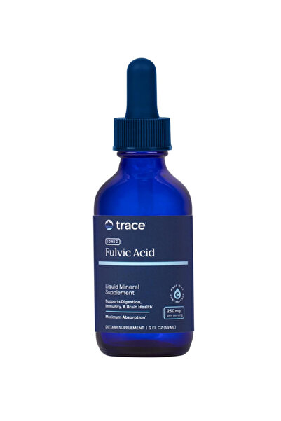 Trace Minerals Supplement Ionic Fulvic Acid Mineral Drops, 250mg, 2 fl oz, 59...