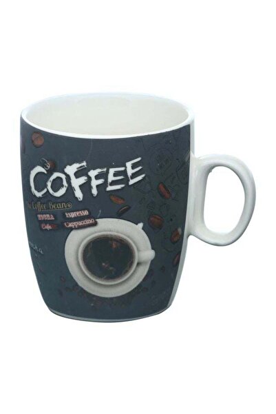 DELCASA Porcelain Bullet Mug White/Grey