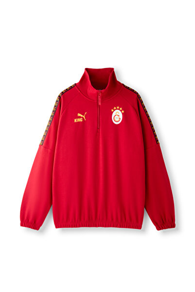 GSStore Galatasaray Puma 1/4 Fermuarlı Sweatshirt 78764501