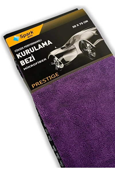 Caribre SPARK Prestige 50X75 CM Twisted Kurulama Havlusu | Profesyonel Araç Kurulama ve Detay Temizlik Bezi