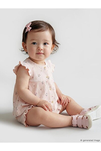 LC Waikiki Floral Baby Girl Shorts Set (S6)