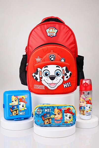 PAW PATROL حقيبة مدرسية كبيرة الحجم من ماركة مارشال المرخصة من x Dekomus مقاس...