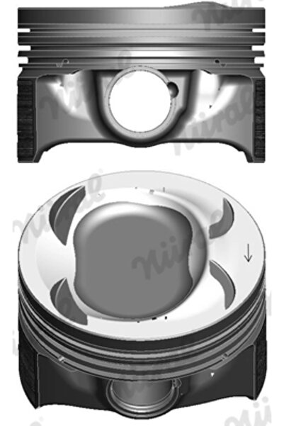 NÜRAL Piston 87-433907-10 Audi A1 Seat Alhambra/Ibiza 4 Skoda Fabia 2 Vw Beet...