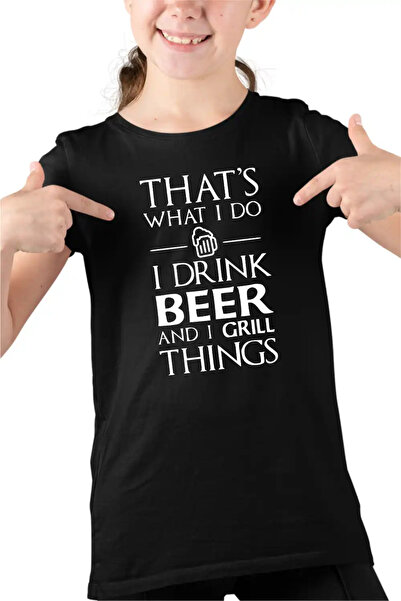 OEM Tricou Copii Fete Thats What I Do -Beer Grill