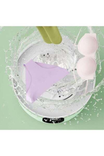 Generic Portable Mini Washing Machine Small Laundry Washer Machine Clothes Cleaning Tool For Dormitories Travel Camping