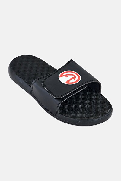 iSlide Men Atlanta Hawks Primary Slip On Slides, Black