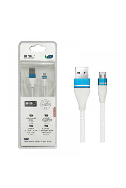 sgl Κανονικό καλώδιο USB 2.0 σε micro USB, λευκό, 1 μ.