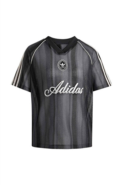 adidas Μαύρο γυναικείο μπλουζάκι KNIT JERSEY KY3163