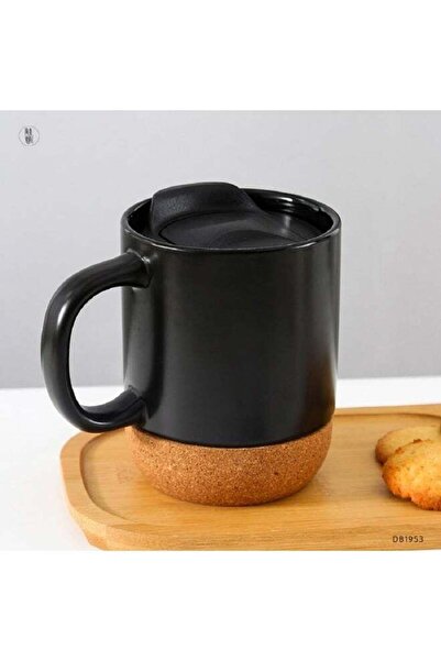 HXD Zoomlion Ceramic Tea Coffee Mug with Cork Bottom 320ML – Portable Mug wit...