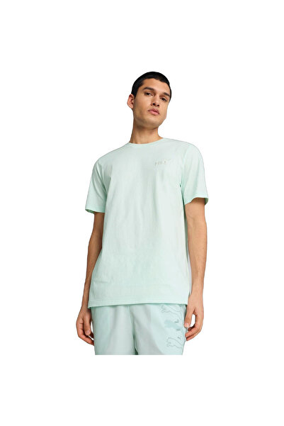Puma T-shirt Ess Small No. 1 Logo Tee S, Blue, Men
