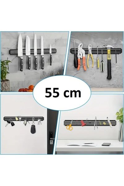 Pisicik 55 Cm Magnetic Knife Holder Stand Knife Holder Hanger Stand