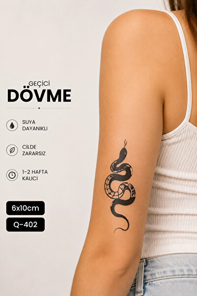 Barly Yılan Mini Geçici Dövme Tattoo