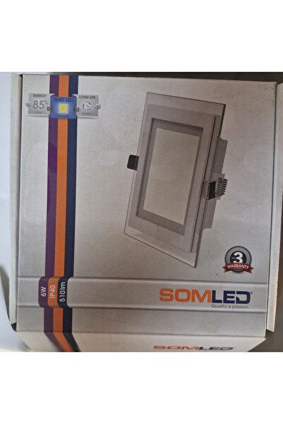 Genel Markalar SOMLED 6W PANEL LED KARE - CAM