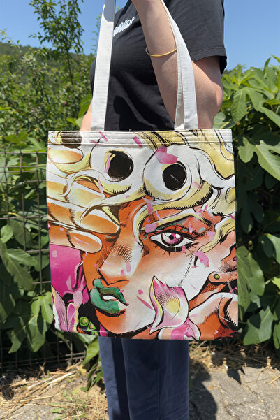 ZipZap Jojo V5 Summer and Winter Double-Sided Canvas Print Tote Bag Anime Bag