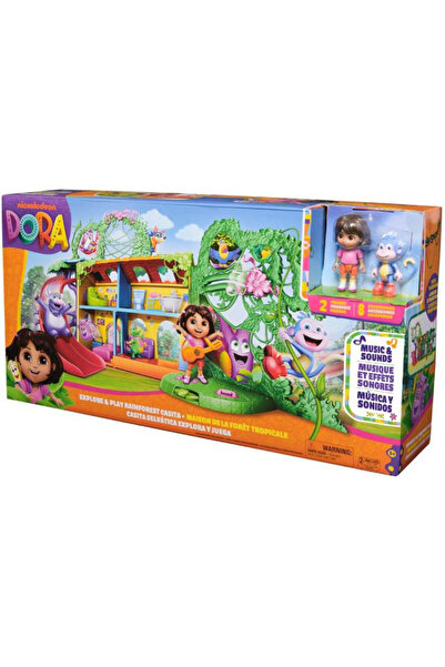 OEM Set de joacă casa de păpuși Dora și prietenii, multicolor, 59x13.3x30.4cm