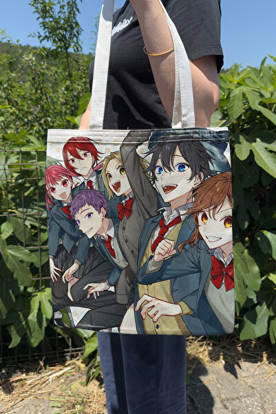 ZipZap Horimiya V1 Summer Winter Double-Sided Canvas Print Tote Bag Anime Bag