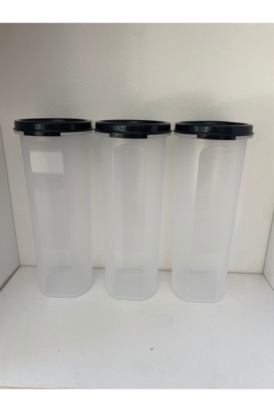 Tupperware Oval kuru gıda saklama kabı 890ml 3lü