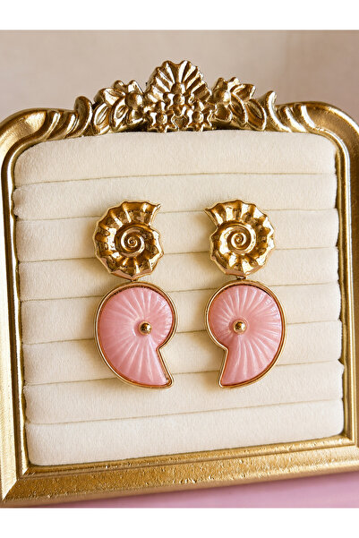 FLAWSOME JEWELRY STORE Seashell Shaped Summer Season Dangle Anti-Tarnish Earr...