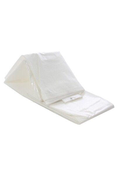 versay Prelată impermeabilă Versay, cu ocheți din aluminiu la 100 cm, din polietilenă, albă, 200 g/mp, 3 x 5 m