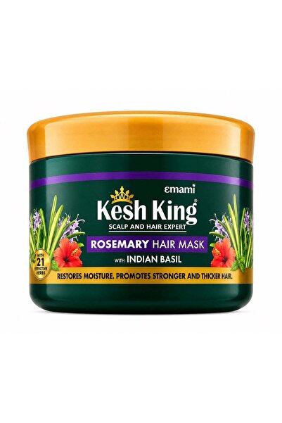 Emami Kesh King قناع الشعر العضوي بالريحان الهندي وإكليل الجبل من كيش كينج 20...
