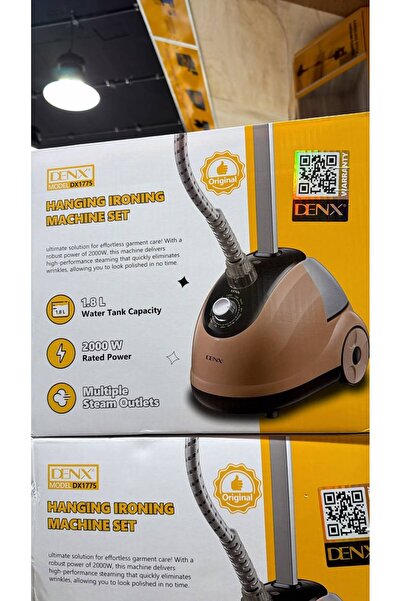 Denx كاوية مكواة بخار عمودية للملابس ماركة DENX، موديل DX1775