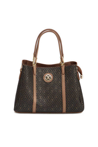 Tergan Bronze Print Women's Shoulder Bag - S26Y1Pr09203-R7P