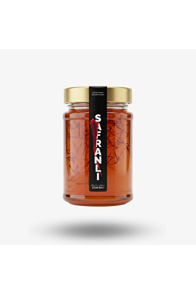 250gr Doğal Safranlı Bal - Hakiki Doğal Bal ve Orijinal Safran Karışımı Premium Gurme Bal