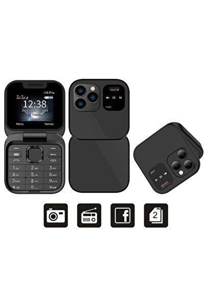 Andowl Μίνι Αναδιπλούμενο Κινητό Τηλέφωνο P9 PRO Flip – Μαύρο