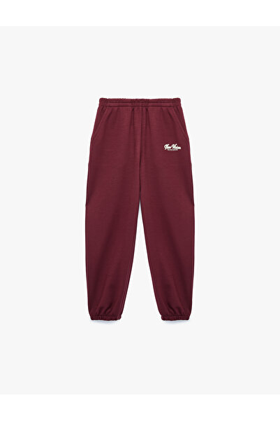 Koton Viscose Blended Printed Jogger Sweatpants