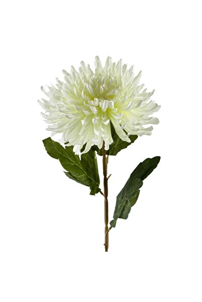 MONDEX Floare artificială Crizantemă Viridis 75cm albă 1 buc.