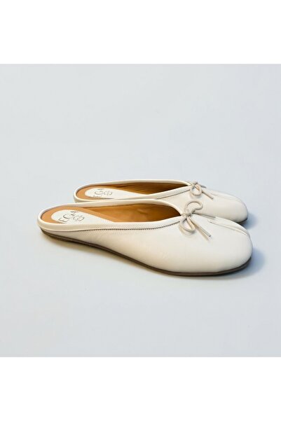 Ega ayakkabı Women's Genuine Leather Flip-Flops
