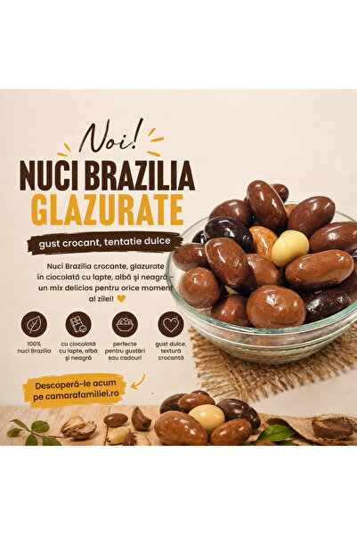 Camara Familiei Nuci Brazilia Glazurate - 250g