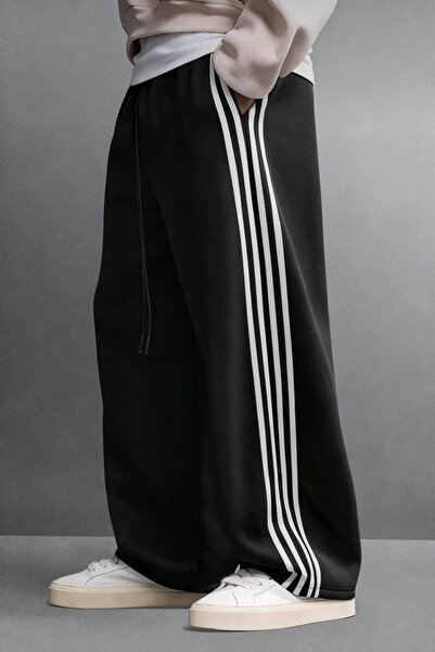 SERABLANKA Men's 3 Thread Loose Fit Oversize Sweatpants