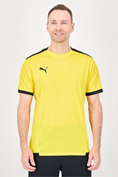 Puma Men Sportswear Fit Short Sleeve Training Jersey, Yellow