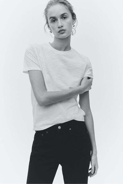 H&M Fitted T-shirt