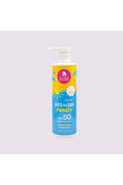 ALOE COLORS Into The Sun Family Sunscreen SPF50 400ml&50ml ΔΩΡΟ