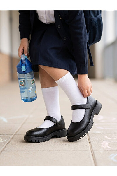 nuh kids Μαύρες καθημερινές ορθοπεδικές μπαλαρίνες για κορίτσια