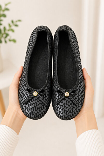 RedPlay Botine de damă Balerini de casă Pantofi de casă Elastic Pliabil pentr...