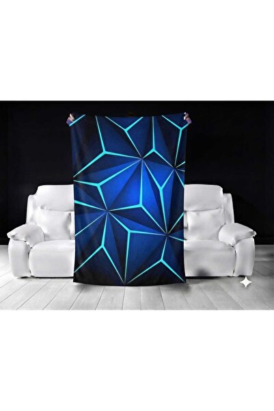 Elmas Dizayn تصميم خاص من ماركة مميزة، بطانية سرير تلفزيونية مقاس 150x220 سم،...
