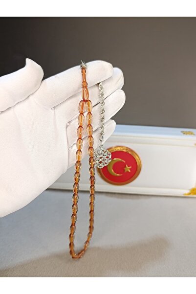 HALİL KOÇAK Fire Amber Prayers Beads Bright Transparent Color