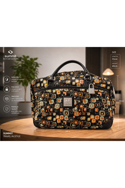 Generic Brand SUMMIT Heavy Duty Travel Bag 55cm x 40cm with Padlock, Spacious...