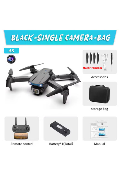 Choice4 Black-DC-4K-1B E99Pro HD Professional 4K Aerial Photography Drone Dua...