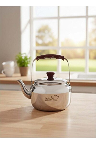 Genetic Easy Cooking Stainless Steel Tea Kettle 2.25 Liter Silver 18/10 (Made...