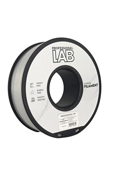 Professional LAB ABS+ 3D Νήμα, 1.75 χιλιοστά, Διαφανές