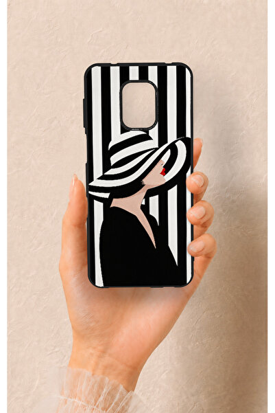 Vip Case Redmi Note 9 Pro 9S Uyumlu Madam Marica Desenli Silikon Kılıf