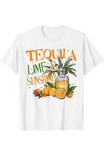 29CUN Cinco De Mayo Tequila Lime And Sunshine Alcohol Lover T-Shirt Print, Pe...